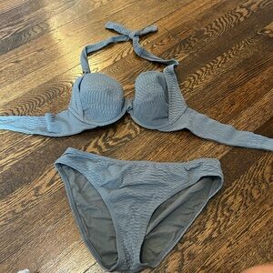 Tommy Bahama gray bikini size 36C and M bottom